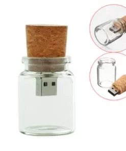 Kleiner USB Schlüsselanhänger gebürstetes Metall mit Logo