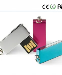 Kleiner USB Drive mit Metallgehäuse mit Schlüsselanhänger