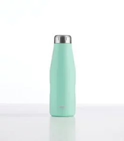 Nachhaltige Edelstahlflasche mit individueller Gravur – Nachhaltige Flasche für Schule und Büro