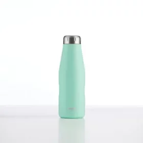 Nachhaltige Edelstahlflasche mit individueller Gravur – Nachhaltige Flasche für Schule und Büro