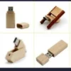 USB-Sticks aus Holz mit Logo als nachhaltiges Werbemittel