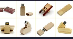 USB-Sticks aus Holz mit Logo als nachhaltiges Werbemittel