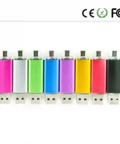 Kleiner Flash-Laufwerk Aluminiumgehäuse mit Schlüsselanhänger