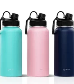 Nachhaltige Edelstahlflasche mit individueller Gravur – Individuelles Werbemittel für Firmenkunden