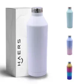 Praktische Edelstahl-Wasserflasche mit Wunschgravur – Kreative Geschenkidee für Weihnachten