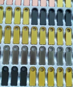 Hochwertiger Speicherstick gebürstetes Metall für Firmenkunden