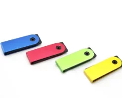 Exklusiver USB Speicher gebürstetes Metall mit Wunschtext