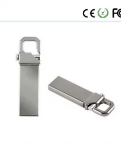 Eleganter USB Schlüsselanhänger Aluminiumgehäuse mit Schlüsselanhänger