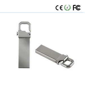 Eleganter USB Schlüsselanhänger Aluminiumgehäuse mit Schlüsselanhänger