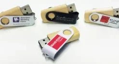 Eleganter Flash-Laufwerk gebürstetes Metall für Werbung