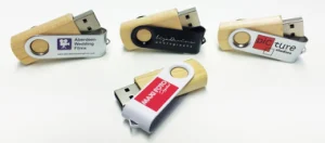 Eleganter Flash-Laufwerk gebürstetes Metall für Werbung