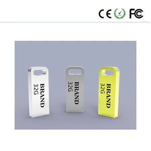 Eleganter Datenstick gebürstetes Metall für Firmenkunden
