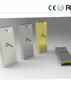 Eleganter Datenstick Aluminiumgehäuse mit Schlüsselanhänger