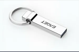 Eleganter USB Schlüsselanhänger Aluminiumgehäuse als Werbegeschenk