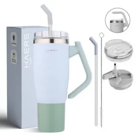 Personalisierte Thermobecher aus Edelstahl mit Gravur für stilvollen Kaffeegenuss