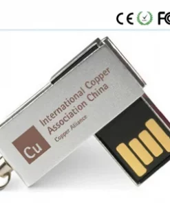 Edler USB Schlüsselanhänger Edelstahl-Design mit Namensgravur