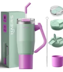 Stylische Thermobecher aus doppelwandigem Edelstahl mit Präzisionsgravur für stilbewusste Kaffeeliebhaber