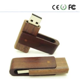 Hochwertige USB-Sticks aus Naturholz mit individueller Lasergravur als einzigartige Geschenke