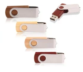 Praktische Holz-USB-Sticks in verschiedenen Formen – Vom minimalistischen Design bis zur runden Kapsel