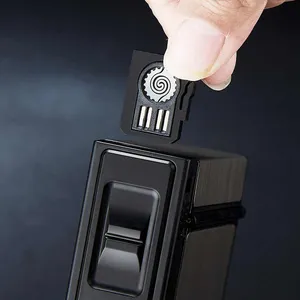 Metall-Zigarettenetui mit Gravur