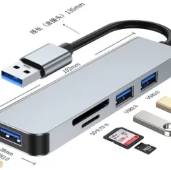 USB-C Hub mit Ihrem Logo, Option 8