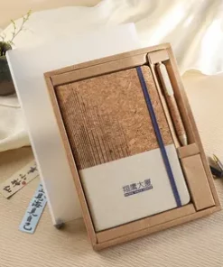 A5 Holz-Notizbuch mit Logo – Umweltfreundlich und elegant