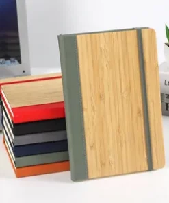 Natürliches Notizbuch mit Logo-Gravur – Perfekt für Events