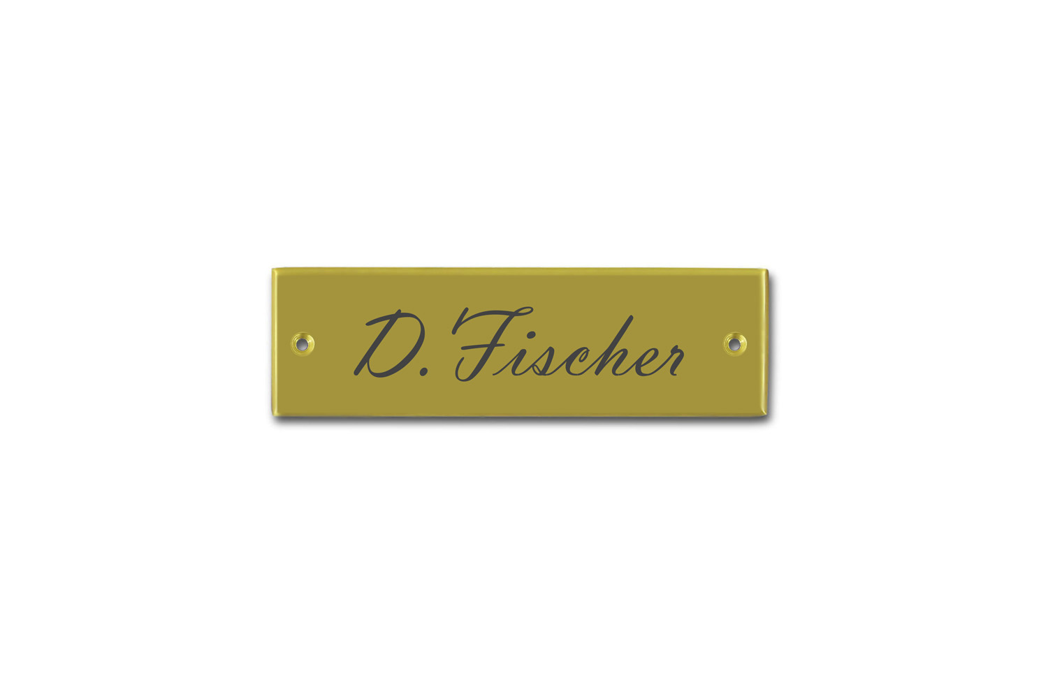 Briefkastenschild 70x20 mm