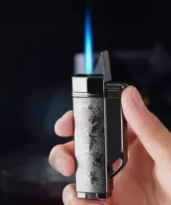 Kompaktes Gasfeuerzeug graviert