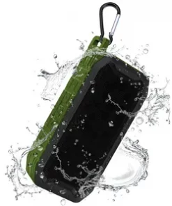 Lautsprecher aus Bambus mit Firmenlogo graviert