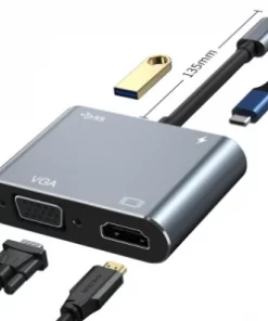 USB-C Hub mit Ihrem Logo, Option 32