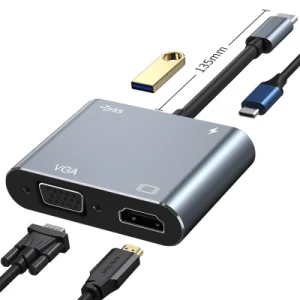 USB-C Hub mit Ihrem Logo, Option 32
