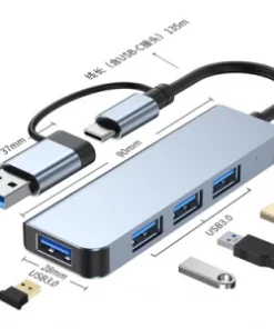 USB-C Hub mit Ihrem Logo, Option 35