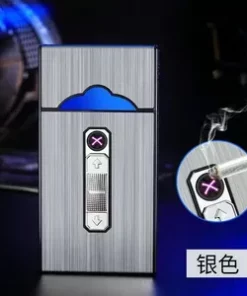 Zigarettenetui mit Motivgravur