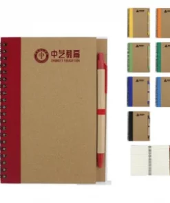 Exklusives Kundengeschenk – Holznotizbuch mit Logo