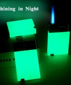 Gasfeuerzeug im Slim-Design graviert