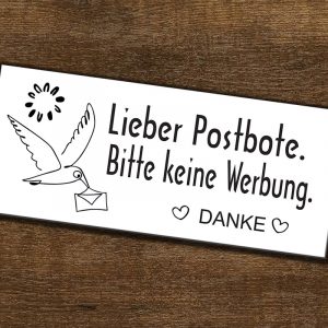 Personalisierte Briefkastenschilder mit Gravur