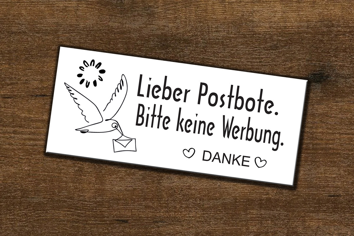Personalisierte Briefkastenschilder mit Gravur