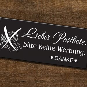 Personalisierte Briefkastenschilder mit Gravur