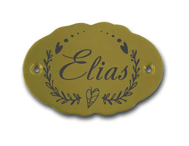 Messingschilder in jeder gewünschten Größe: Passgenaue Gravur