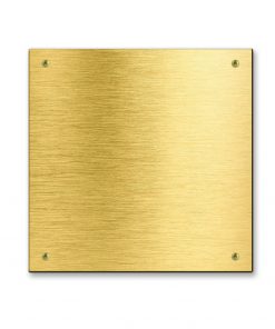 Messingschild 175х175 mm mit Gravur, Quadrate