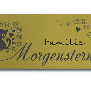 Messingschild 100х40 mm mit Gravur, nicht standardmäßig