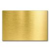 Messingschild 150x100 mm mit Gravur, Gold