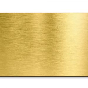 Messingschild 250x170 mm mit Gravur, Gold