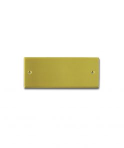 Messingschild 50x20 mm mit Gravur, Rechteck