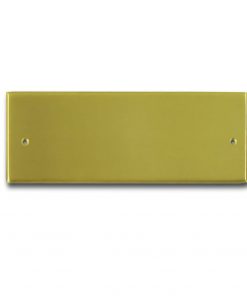 Messingschild 100x40 mm mit Gravur, Rechteck