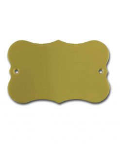 Messingschild 88x56 mm mit Gravur, nicht standardmäßig