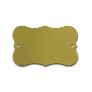 Messingschild 88x56 mm mit Gravur, nicht standardmäßig