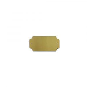 Messingschild 115x60 mm mit Gravur, nicht standardmäßig