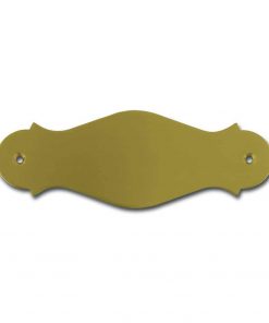 Messingschild 130x45 mm mit Gravur, nicht standardmäßig